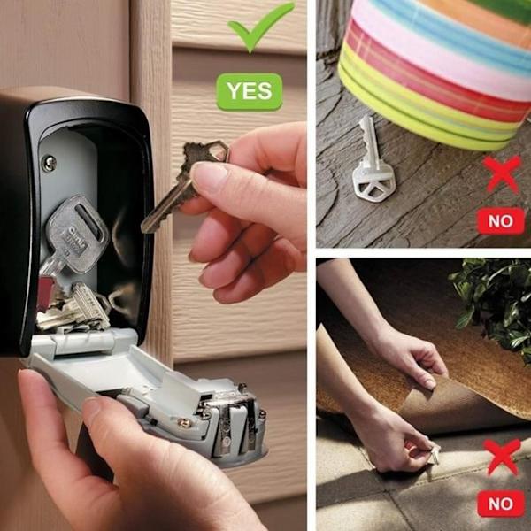 MASTER LOCK Säker nyckellåda - Format M - Vit - Nyckelsäker - Säker lagring