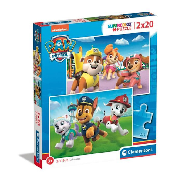 2 x 20-bitars pussel: Paw Patrol