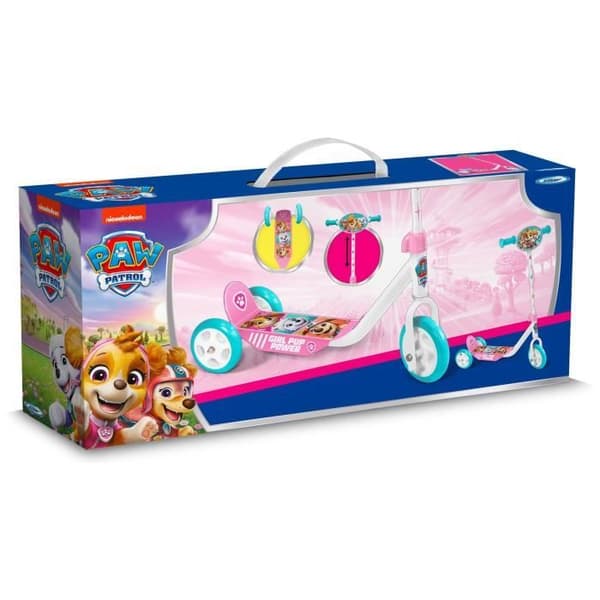3-hjuls skoter - PAW PATROL - Rosa