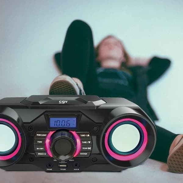 Bärbar CD-radio - CGV - CD SG-1 - CD, CD-R-RW, MP3, SD - USB - Bluetooth