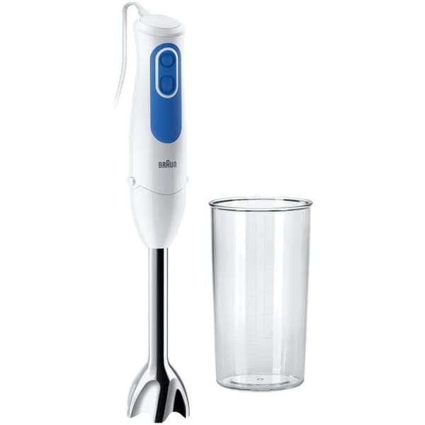 BRAUN MQ3000WH Smoothie Plus handbländare - vit och blå