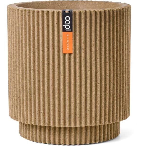 Cylindervas - CAPI EUROPE - Groove NL - 44 x 46 cm - Beige