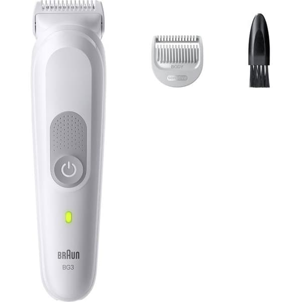 Kroppstrimmer - BRAUN - BG3500 - 80 min - Vattentät - Grå
