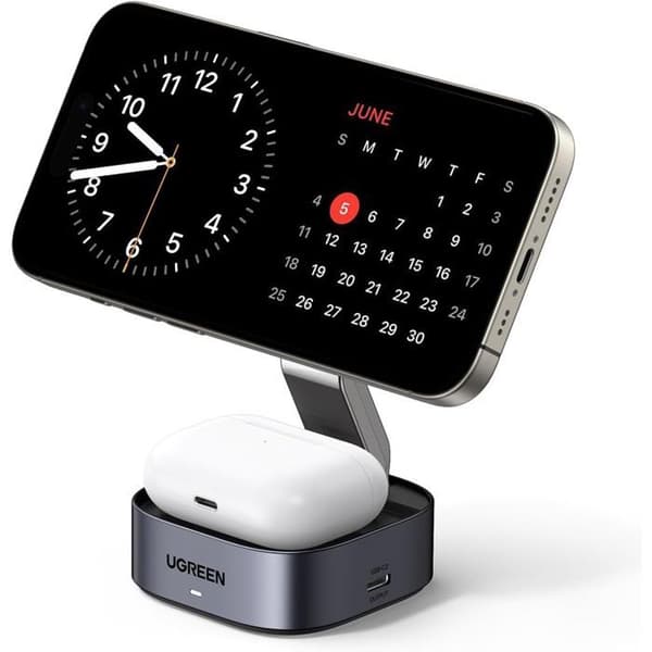2-i-1-laddningsstation - UGREEN - MagSafe-kompatibel - 15W