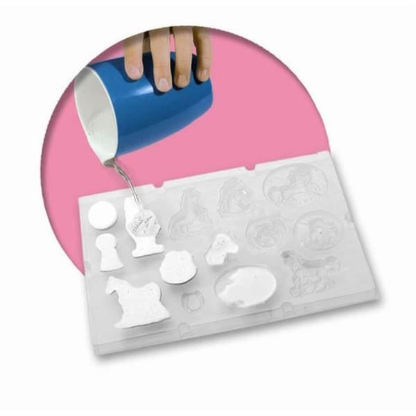 SES CREATIVE Gjutning och målning - Fantasihästar