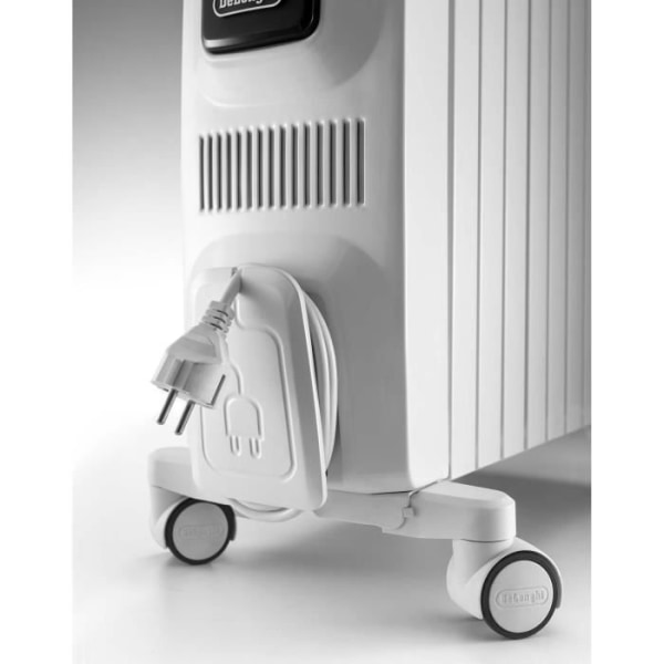 DELONGHI Dragon4 Pro oljefylld radiator - 2000W - Real Energy-teknik - ECO-funktion - Rums- och säkerhetstermostat