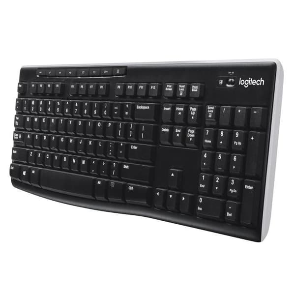 LOGITECH K270 trådlöst tangentbord - Azerty - PC / Mac - svart