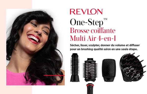 4-i-1 multistyler - REVLON - RVDR5373E - För texturerat hår - 4 temperaturinställningar - Svart