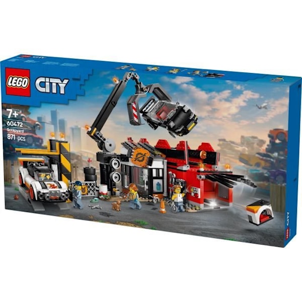 LEGO City 60472 bilskrot  Byggleksak för pojkar och flickor 7 år