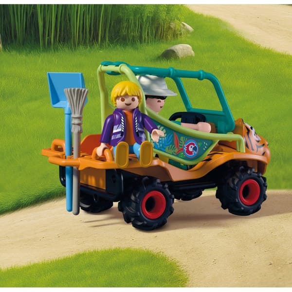 Playmobil 72072 Zoo: Djurskötare och fordon
