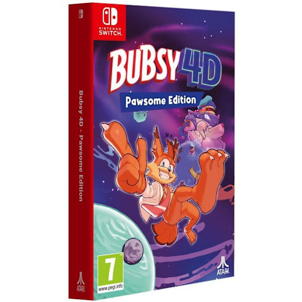 Bubsy 4D Pawsome Edition - SWITCH-spel
