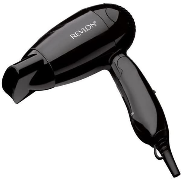 REVLON RVDR5305E - Hårtork för resor - 1200 W - 2 värmar - 2 hastigheter - Bi-spännings vikbart handtag