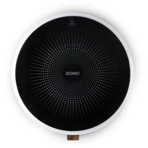 Induktionshäll - DOMO - DO30112IP - 2000 W - 1 brännare - Rund vit design