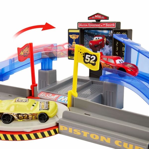 Bilar - Krasch- och stuntbana - Mattel - JHL42