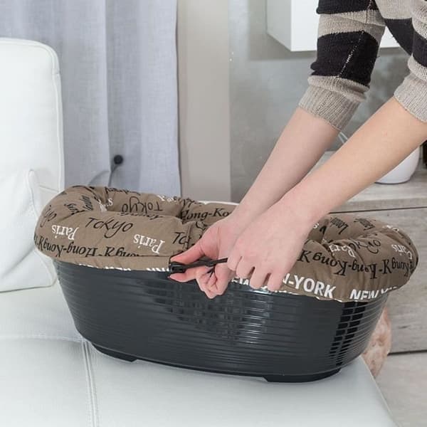Korg - FERPLAST - SOFFA 2 - Med mönstrad kudde 2