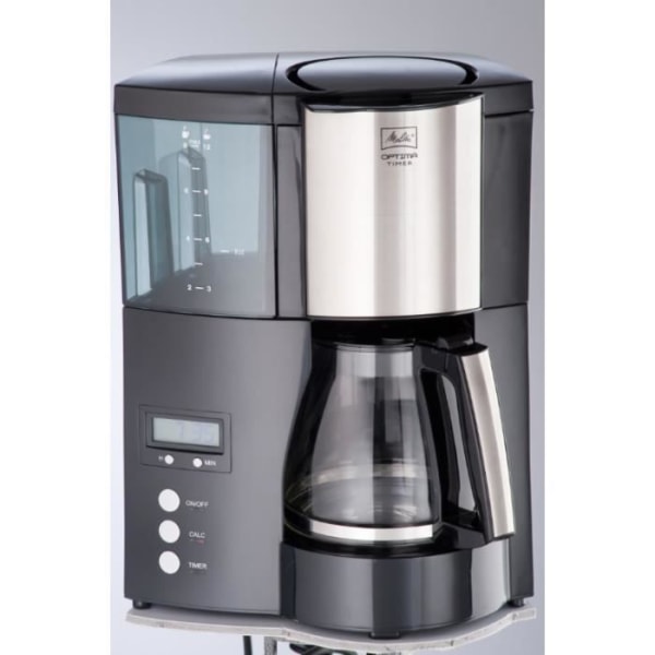 MELITTA 100801 Optima Timer Programmerbar filter Kaffebryggare - Svart