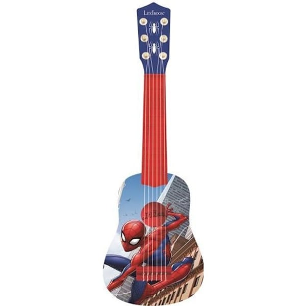 Lexibook - Min första Spider-Man-gitarr - 53cm - Inlärningsguide ingår