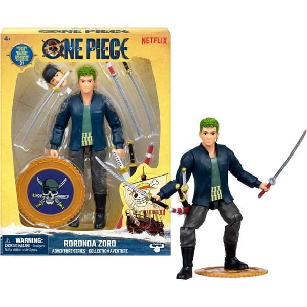 Ledad figur - ONE PIECE - Zoro - 15 cm - Från 4 år