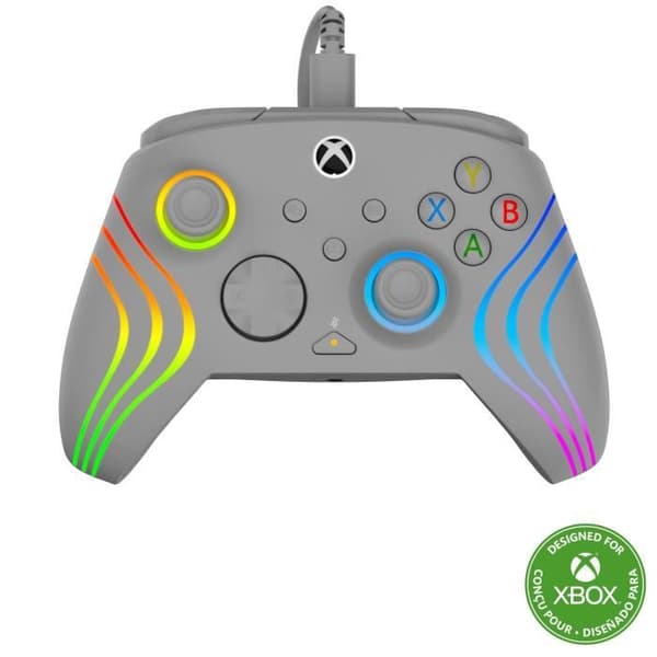 TURTLE BEACH Gamepad  Xbox Series X|S, Xbox One och PC  Afterglow Wave  RGB Wired Gray