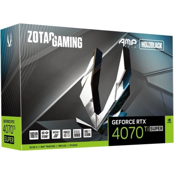 ZOTAC - Grafikkort - Nvidia GeForce RTX 4070 Ti Super Amp Holo 16GB