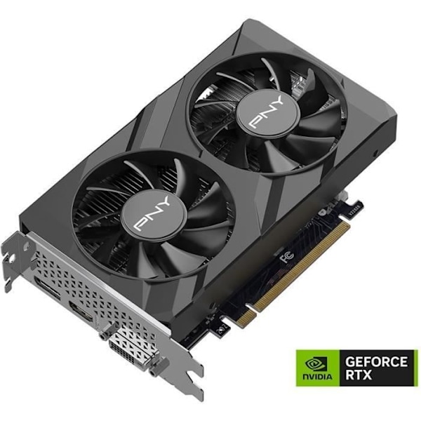 PNY - Grafikkort - GEFORCE RTX 3050 - 6GB - VERTO Dual Fan Edition