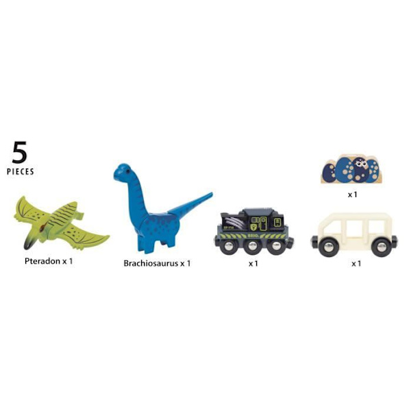 BRIO Dinosaur Batteridrivet tåg-7312350360967-3 år och uppåt