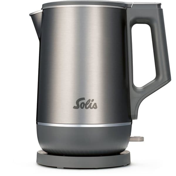 Vattenkokare - SOLIS - Eco Boil - 1,7L - 1800W - Rostfritt stål - Grå