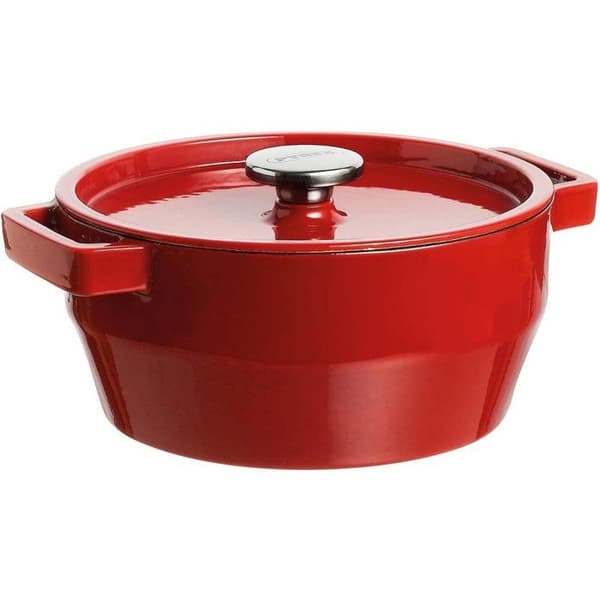 PYREX Rund långsam spis 6,3 L röd