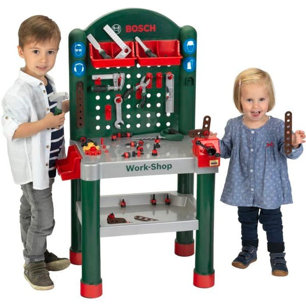 BOSCH - Arbetsbänk för barn 75 tillbehör