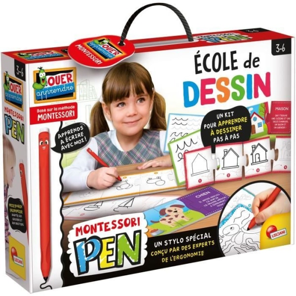 Utbildningspaket för att lära dig rita - LISCIANI - Specialpenna medföljer