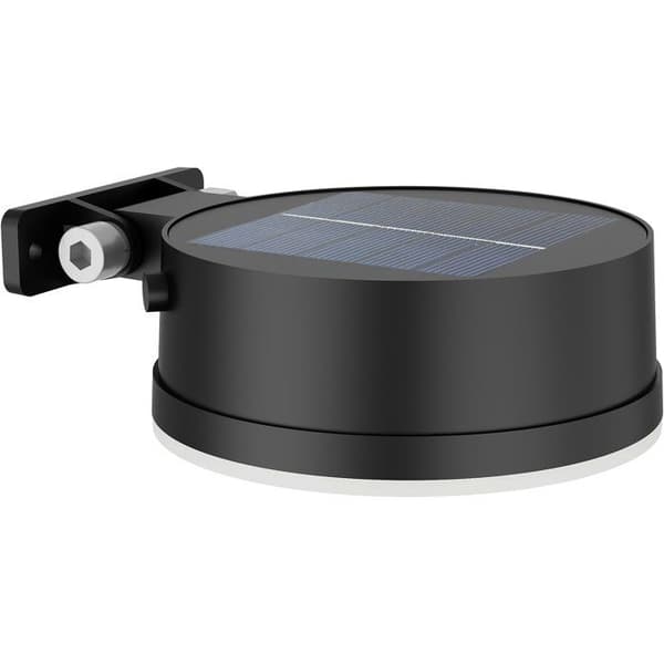 Vägglampa - PHILIPS - Vynce - Solcellsdriven rund - Svart