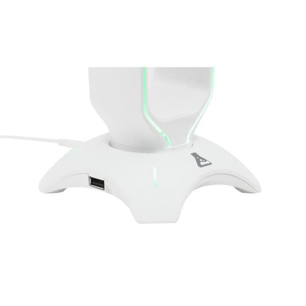 Stöd för headset/headset - THE G-LAB - K-STAND RADO - RGB USB - Vit