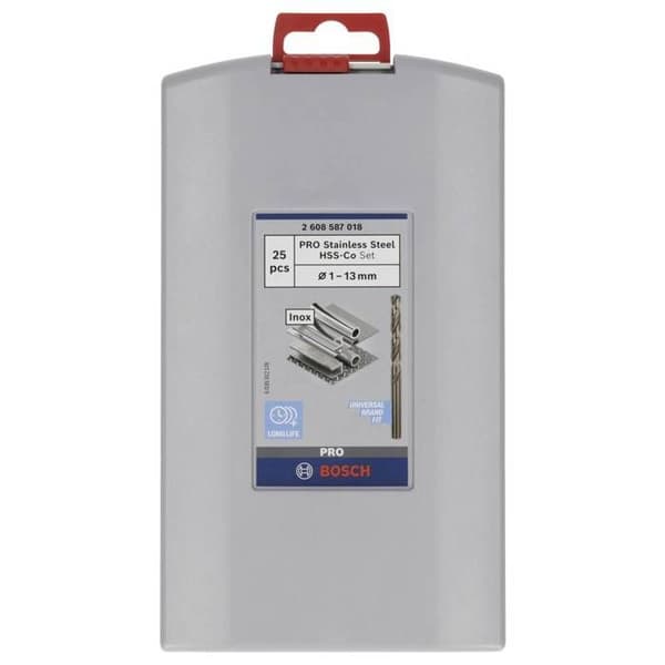 Borrsats ProBox HSS-Co, 1-13mm, 135 °, 25 - BOSCH