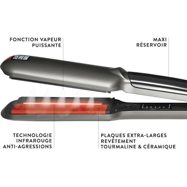 JEAN LOUIS DAVID 39968 STEAM PROTECT infraröd & ångrätare - 235 ° C max - 50W - 2 års garanti