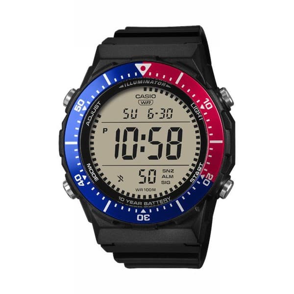 Klocka - CASIO - AE-1700H - Herr - Svart/Blå - Kvarts - Digital