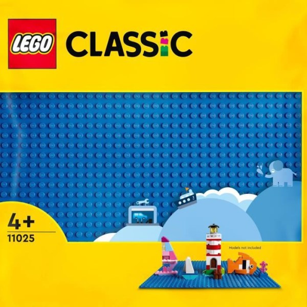 LEGO 11025 Classic Den blå byggplattan 32x32, bas för byggnad, montering och display