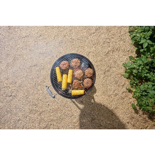 Weber Original Kettle Kolgrill - 47 cm Diameter - Inbyggd Termometer - Emaljerat Stål - Luftventil - 6 Kuvert - Svart