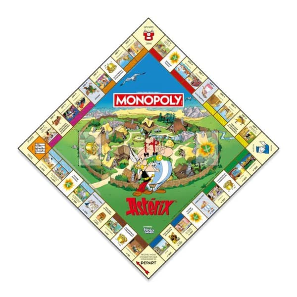 MONOPOL Asterix - Brädspel - VINNANDE TRÄK - Från 8 år