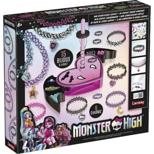 Smyckesskapande spel - LANSAY - 20535 - Monster High - Mon Atelier Bijoux Loopazz