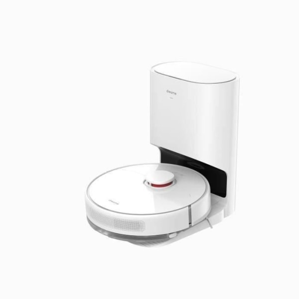 Dreame D10 plus robotvakuumrengöring med automatisk tömningspush, navigeringslidardetekteringshinder Vit