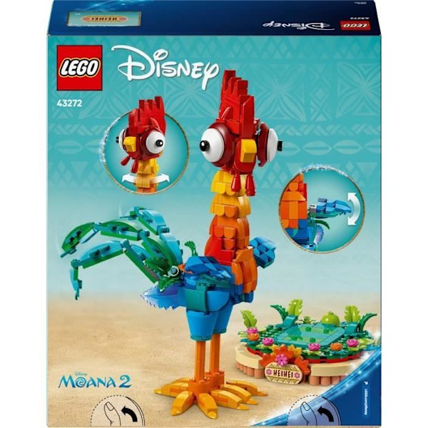 LEGO | Disney Vaiana 2 43272 Heihei - Leksak för flickor från 9 år och uppåt med kyckling att bygga