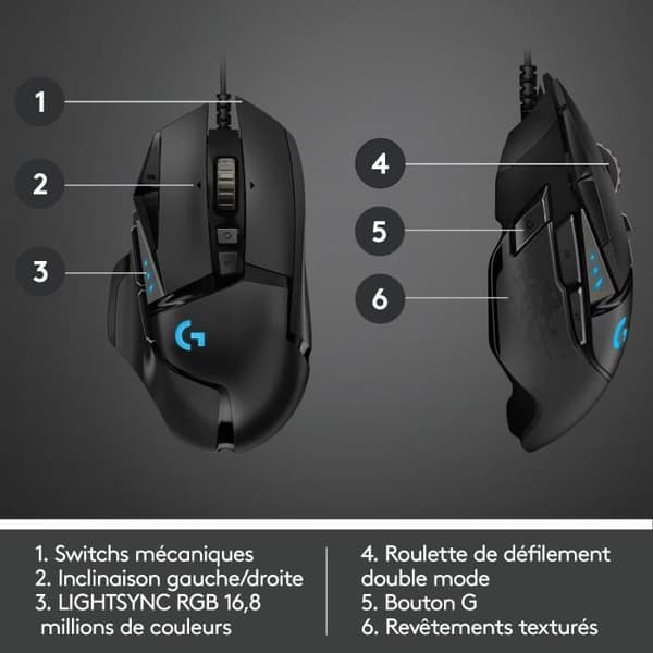 Logitech G502 HERO Gaming Mouse