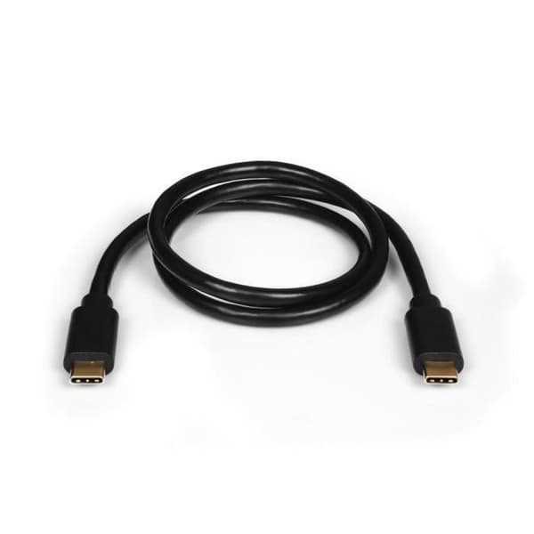 USB-C-kabel - PORT DESIGNS - Typ C till typ C - 1 m - 60 W - Svart