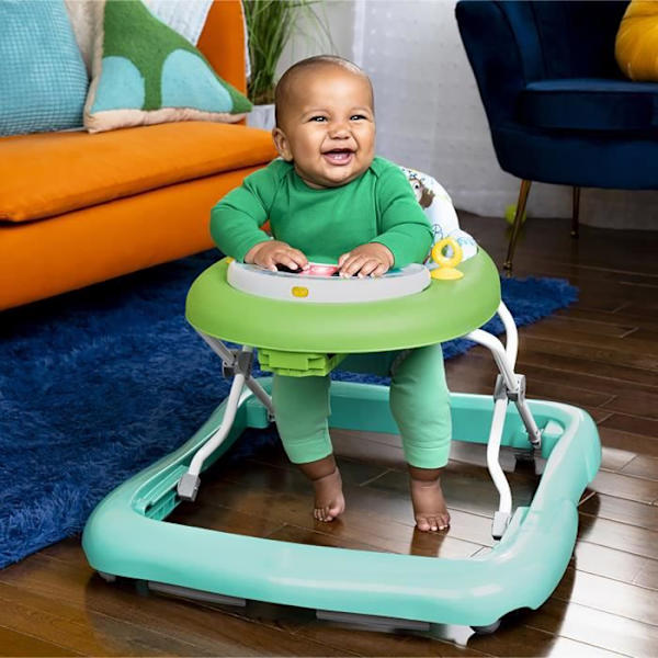 Bright startar trotteur Tiny Trek 2 i 1, Jungle Vines Model, Activity Toy, Justerbar höjd, ljus och ljud, 6 månader+