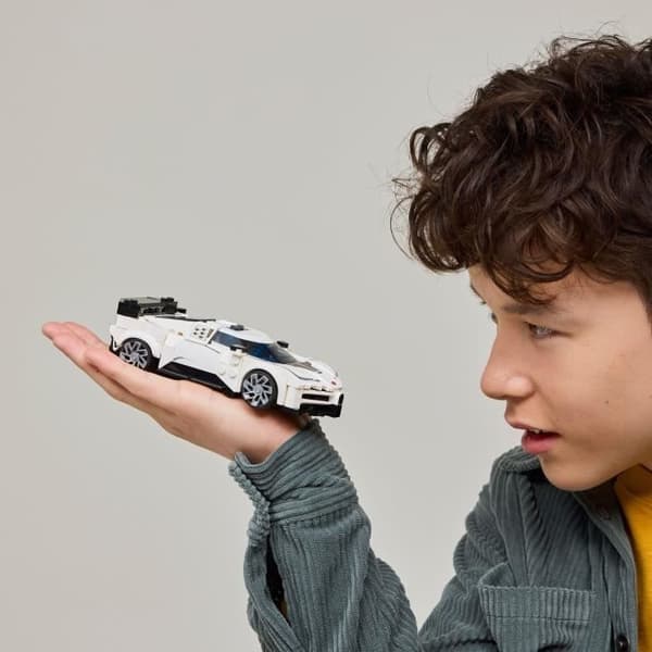 LEGO Speed Champions 77240 Hyperbil Bugatti Centodieci - Leksaksbil för barn 9 år