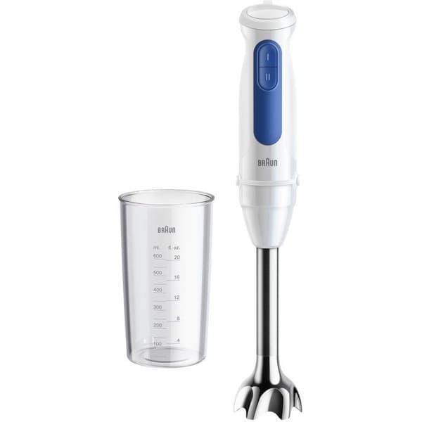 Stavmixer - BRAUN - MultiQuick MQ30001M - 900 W - 2 hastigheter - Vit / Blå