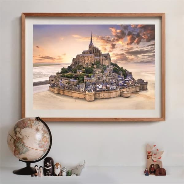 CLEMENTONI - Kompakt 1500 stycken - Mont Saint-Michel
