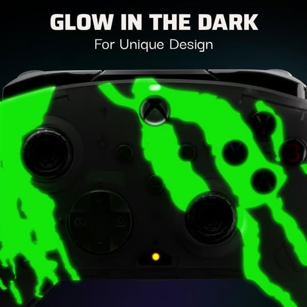 Gamepad - Xbox - Rematch Glow Advanced - Kabelansluten - Jolt Green - PDP