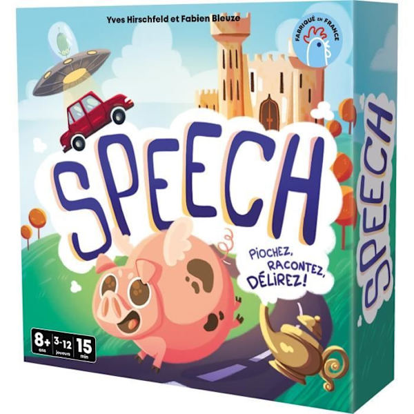 Tal - Asmodee - Uppfinn en berättelse - 4 spellägen - 15 minuter - Ålder 8 och uppåt