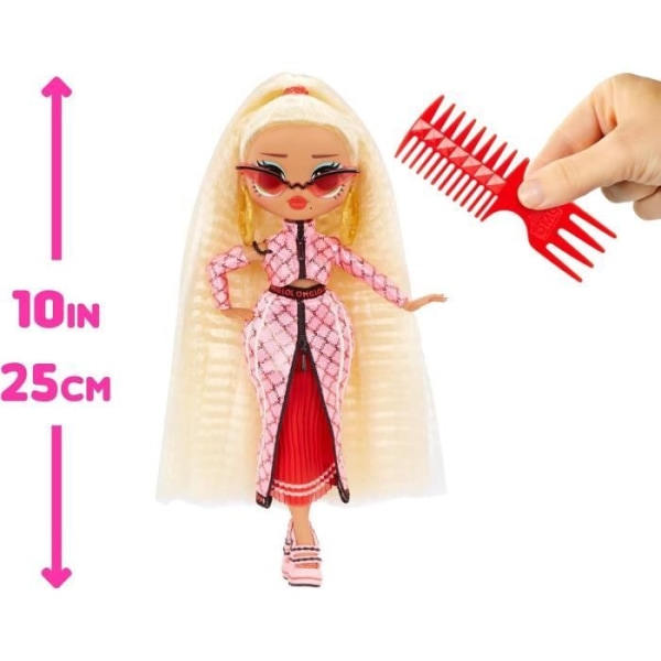 LOL Surprise OMG - 24 cm Fashion Doll - Swag - 2 outfits med kam och accessoarer - Från 4 år